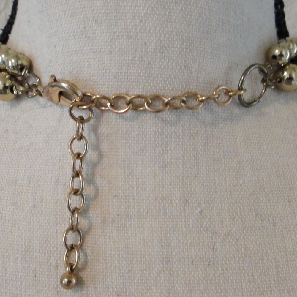 Gold & Turq. Necklace - Picture 6 of 6
